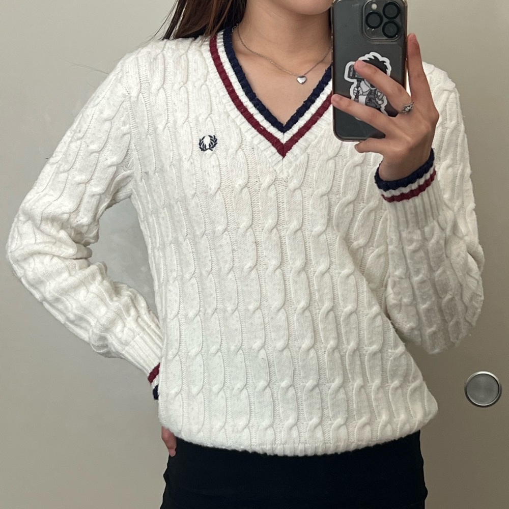 fred perry sweater knit